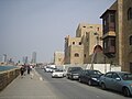 Seaside boardwalk in front of the monastery