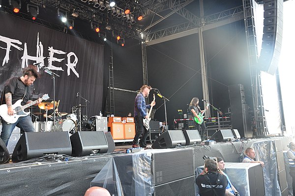 Seether performing at Rock am Ring in 2014