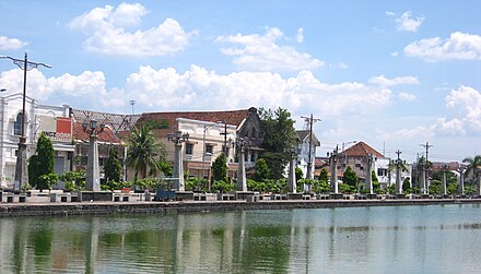 Semarang Old Town seen from Semarang Tawang railway station.