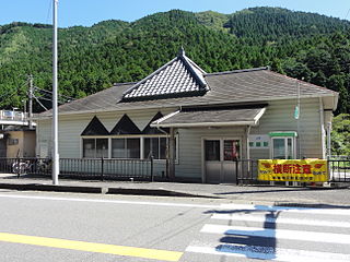 Shigetō Station railway station in Kami, Kochi prefecture, Japan