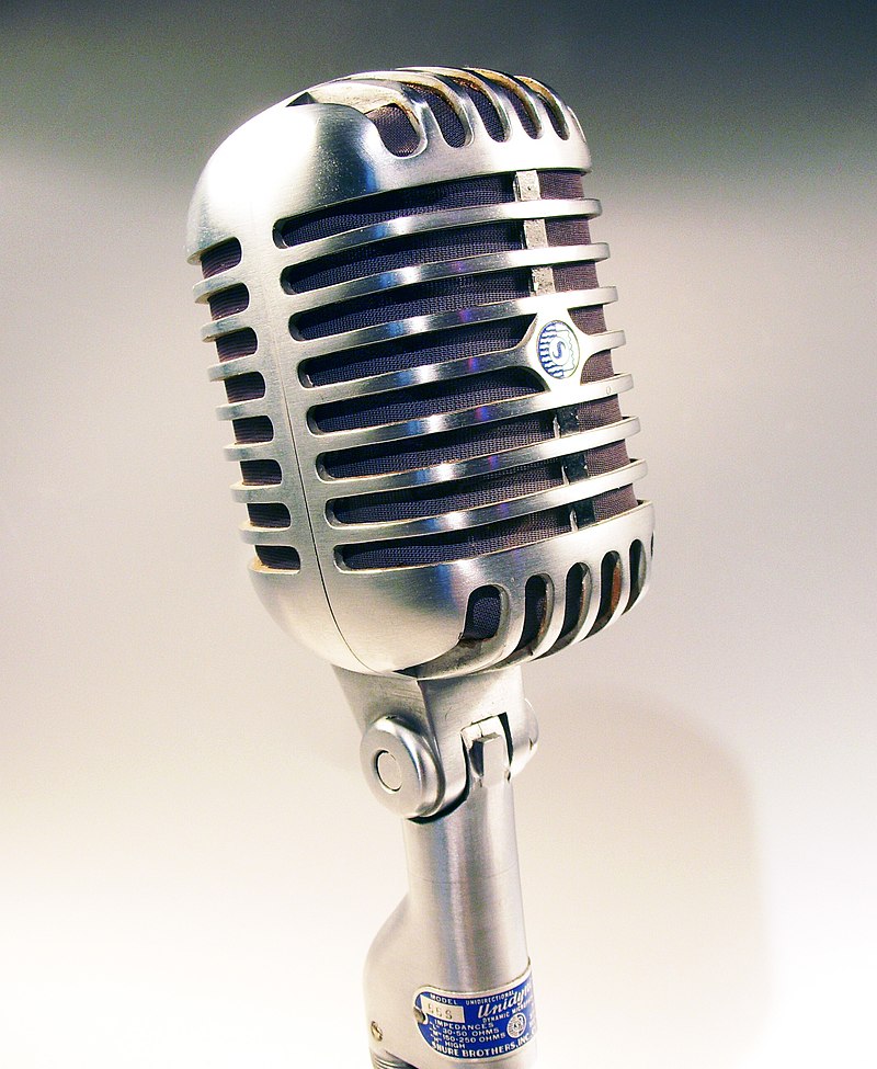 Solid Color Rhinestone Microphone Sleeve Cover for Corded and