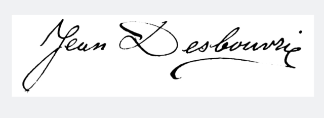 signature de Jean Desbouvrie