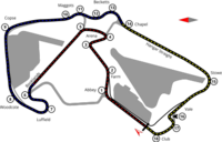 Layout of the Silverstone Circuit