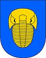 Trilobit im Wappen der Gemeinde Skryje, Tschechien