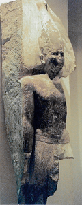 Snofruova socha v Egyptském muzeu v Káhiře