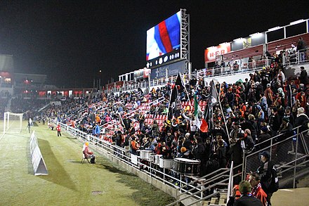 Toyota Field during the 2014 Soccer Bowl