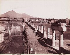 Sommer, Giorgio (1834-1914) - n. 1201 - Pompei, Foro Civile.JPG