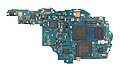 Sony PSP 1001 Motherboard top. Most chips are located here.