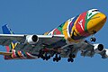 South African Airways B747-300 (ZS-SAJ) landing at Perth Airport.jpg