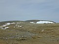 Auf dem breiten Gipfelgrat, Blick zur Gipfelkuppe des Am Faochagach von Süden