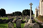 Churchyard cross, St Peter's churchyard