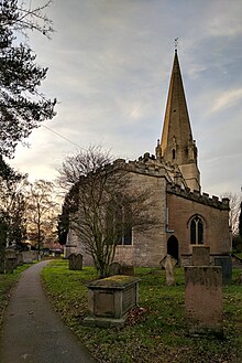 Edwinstowe, the village that Robin Hood got married and the fourth-largest settlement in the district St Mary's Church, Church Street, Edwinstowe (1).jpg