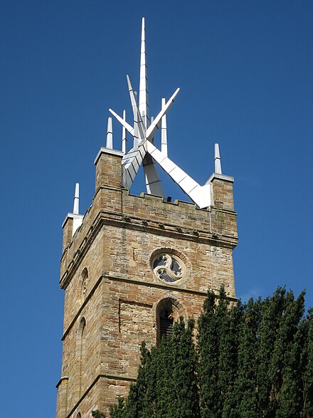 Aluminium crown of St Michael's