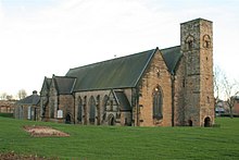 St Peter's Church in Monkwearmouth. Only the porch and part of the west wall are what remain of the original monastery built in 674.