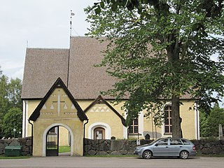 Stavby Church church building in Uppsala Municipality, Sweden