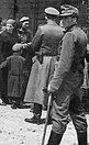 Baretzki at Auschwitz during a selection