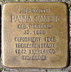 Stolperstein Colonnaden 41 (Hanna Sander) in Hamburg-Neustadt.JPG