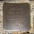 Stolperstein in Heilbronn-Horkheim für Max Maier (4. September 2019)