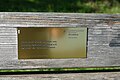 * Nomination Plaque on a bench with a view of the orchard meadow in Pasing with apple, pear and plum trees. It was planted in 2008 as a project of Grünzug-Netzwerk-Würmtal e.V. in cooperation with the city of Munich, the government of Bavaria and individual donors. Overall 63 trees were newly planted. All tress are visibly suffering from the extreme weather in 2023 and the preceding years with heat waves and drought as well as heavy thunderstorms. --Kritzolina 08:51, 6 September 2023 (UTC) * Decline  Oppose Perspective distortion --Ktkvtsh 02:59, 11 September 2023 (UTC)