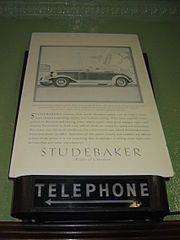 Studebaker sign, De Luxe Restaurant