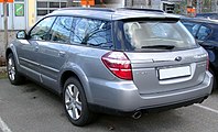 Subaru Outback stationwagen (2008-2009), achteraanzicht