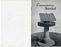 Commemotative sundial pamphlet cover image