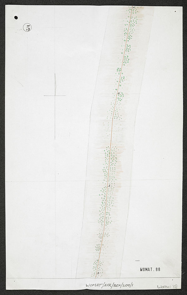 600px survey of telegraph line from frere town mombassa to malindi. east africa. %28womat afr bea 209 1 5%29