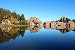 Thumbnail for File:SylvanLakeCusterStatePark.jpg