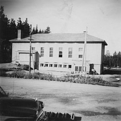 Könönpellon työväenyhdistyksen talo 1953.