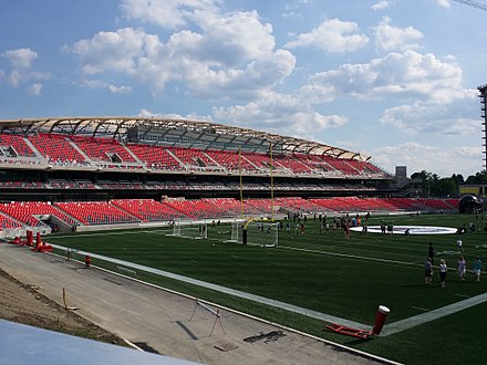 TD Place Stadium after its reconstruction in 2014