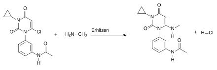 Schritt 4 der Synthese von Trametinib