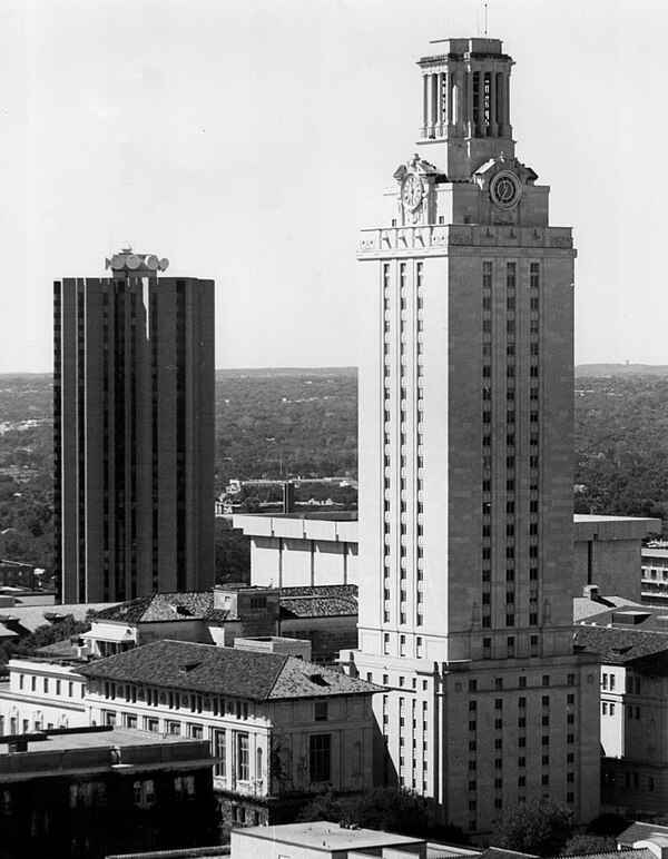 Main Building at the University of Texas in Austin, Texas, one of 20 campus buildings that Cret designed