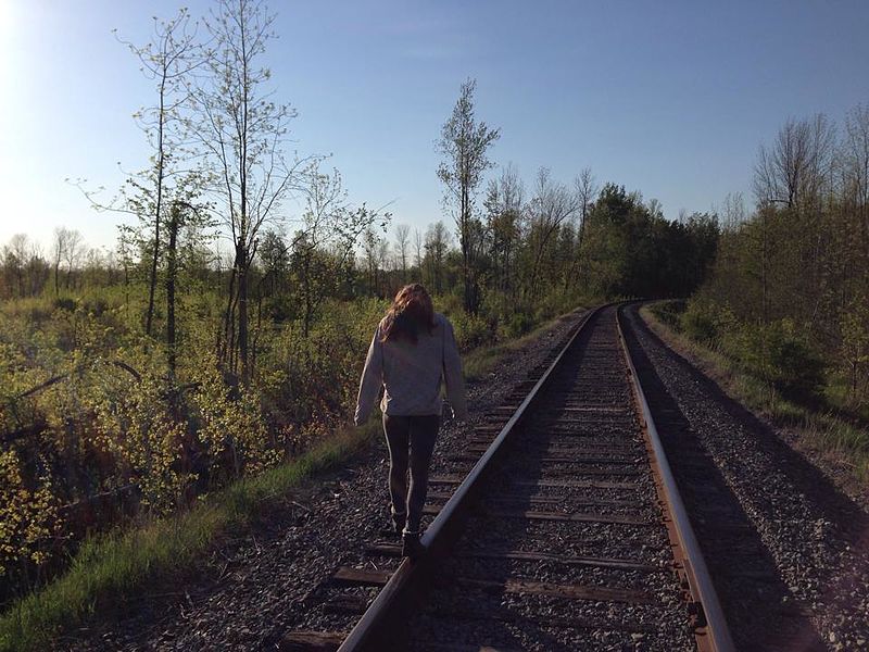 File:The abandoned CPR rail tracks and scenery near the former site of Prescott Junction (Junctionville), Ontario.jpg