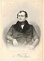 Thomas W. Dorr, leader of the 1842 rebellion, as pictured in an 1844 book frontispiece
