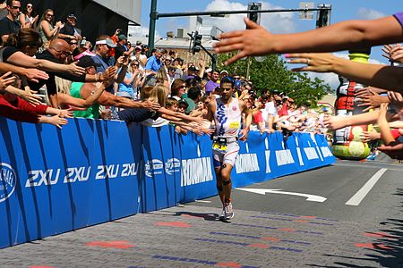 Tim O'Donnell finishing Ironman Coeur d'Alene 2012.jpg