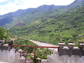 Vallée de la rivière Chico à Tinglayan