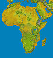Carta geografica (in senso stretto) dell'Africa