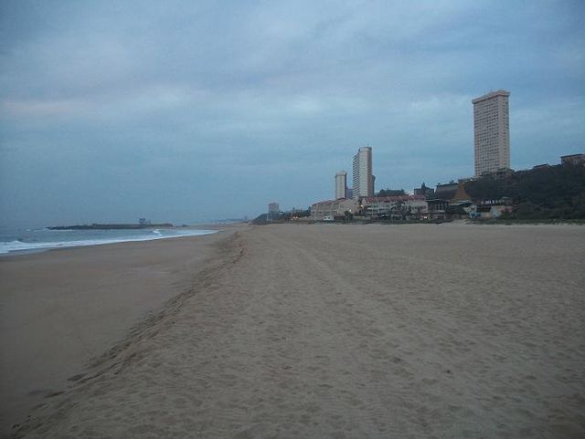 Amanzimtoti, located just south of Durban