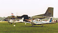 Transall 1997 auf dem Flugplatz Uetersen