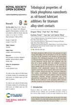 Miniatuur voor Bestand:Tribological properties of black phosphorus nanosheets as oil-based lubricant additives for titanium alloy-steel contacts.pdf