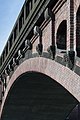 Deutsch: Detailaufnahme der U-Bahnbrücke über den Osterbekkanal in Hamburg. This is a photograph of an architectural monument. It is on the list of cultural monuments of Hamburg, no. 22314.