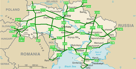 The E-road network in Ukraine UA euro routes.png
