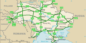 Ukraine's E-road Network