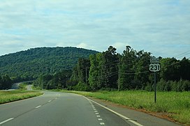 US231 South Sign - Brindlee Mountain (33471283228).jpg