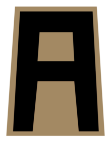 US Army 1st Army Shoulder Sleeve Insignia Prior to 1950 red and white background US Army 1st Army SSI Prior to 1950.png