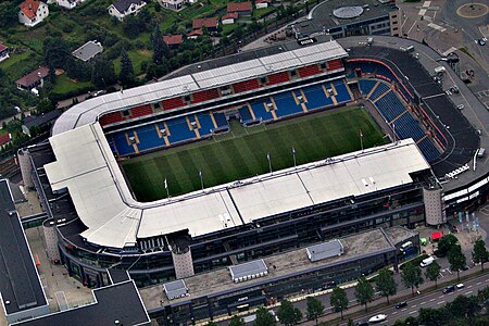 Ullevål Stadium from air