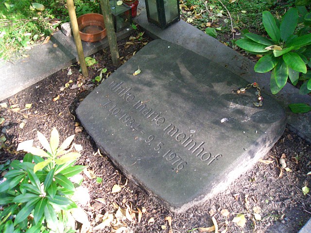Burial site for Ulrike Meinhof