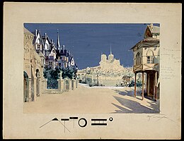 Un carré, croquis d'Aleardo Villa pour M. di Pourceaugnac (1897) - Archivio Storico Ricordi ICON009494.jpg