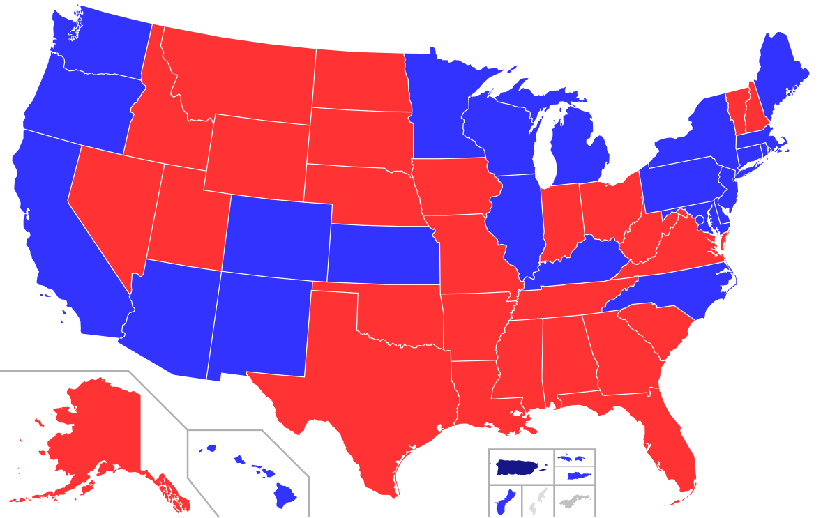 Map Of The United State List Of Current United States Governors - Wikipedia