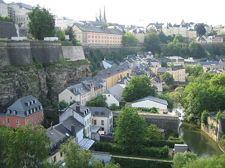 View of Grund overlooked by Old Town